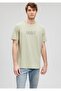 Logo Printed Green T-Shirt Slim Fit / Narrow Cut 066846-85873 - 2