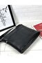 Genuine Leather Black Postman Bag - 3