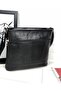 Genuine Leather Black Postman Bag - 2