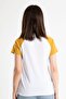 Women's Short Sleeve Puff Print Printed T-Shirt - 5