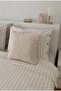 Teddy Square Throw Pillow Case Cream 45x45