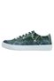 Women's Vegan Leather Multicolored Sneakers - The Forest Always Whispers Design - 3