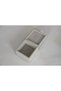 Moena Studio Decorative Crocodile Pattern Small Size Cream Color Faux Leather Box - 5