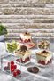 6 Piece Magnolia Cup Bowl Glass Magnolia Pudding Dessert Ice Cream Bowl Presentation Set - 4