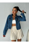 Women's Chest Pocket Crop Jacket - 4