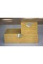Moena Studio Decorative Crocodile Patterned Small Size Yellow Color Faux Leather Box - 2