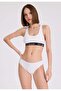 5-Pack White Cotton Elastane Blend Mini Size Women's Briefs OLIVIA MINI - 3