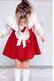 Girl's Plug-in Ribbon Dress and Baby Collar Shirt Set (WIDE FIT) April 23 Dress - 2