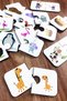 Wooden Two Piece Matching Game Finding Baby Animals Preschool Baby Educational Toy - 4