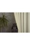 Ethamine Tulle Curtain Champagne Color 1-2 Sparse Batteries - 2
