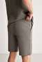 Colombia Men's 2 Piece Set Comfort Fit Polarless Embroidered Gray Tracksuit Set - 2