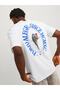 Men's Back Printed Crew Neck T-shirt -12256258 - 5