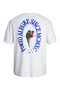 Men's Back Printed Crew Neck T-shirt -12256258 - 4