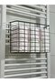 Stainless Metal Kangaroo Under Shelf Basket [Black] Kangaroo Shelf Steel Basket Hanging Shelf Organizer Basket - 2