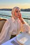 White Classic Collar Crop Shirt I RİMELAŞKINA