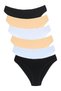5001 Women's Sport Mix Daily Slip Panties 5001-V1 - 2