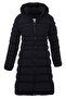 Women's Long Removable Hooded Padded Water Repellent Puffer Jacket 8640 - 4