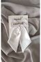 Bridal Buckle White Satin Women's Bride Embroidered Bow Automatic Buckle - 3