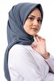 وشاح من حرير المدينة الفاخر بنسبة 100% مستورد أنثراسايت - 3