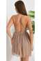 Hilaltrend çapraz askılı mini elbise - 8