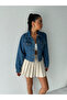 Women's Chest Pocket Crop Jacket - 3