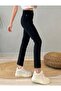 Women's Black High Waist Comfort Lycra Mom Jeans Pants