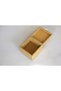 Moena Studio Decorative Crocodile Patterned Small Size Yellow Color Faux Leather Box - 5