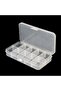 3 Pieces 10 Compartments Transparent Organizer with Lid Jewelry, Bead Box Organizer Box - 4