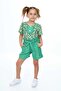 Spring Flowers Patterned Girl's Suit - 2