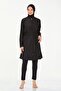 Rozamay Long Sleeve Zippered Full Covered Hijab Swimsuit - 2