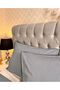 Light Blue Colored Duvet Cover Set - 4
