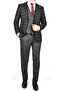 Crt562 2023-مزيج منقوش بدلة Slimfit /رمادي/48 مقاس - 6 Drop - 7
