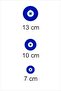 Evil Eye Bead Decorative Wall Sticker - 2