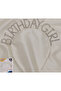 Metal Stone Crown Decoration Crown with Birthday Girl Written Crown