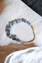 Labradorite Stone Cracked Stone Bracelet, Genuine Stone, Brass Plated, with Extension Chain, Certified Bracelet - 3