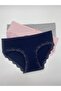 Lacy Bato Navy Blue, pink, gray Color 3 Pieces - 3