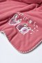 Biorganic Baby Girl Little Love Reversible Fiber Blanket 90x85 - 4