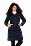 Women's Long Removable Hooded Padded Water Repellent Puffer Jacket 8640