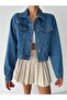 Women's Chest Pocket Crop Jacket