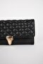 Quilted Faux Leather Women's Wallet - D2215AXNS - 2