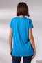 Casual V-Neck Short Sleeve T-Shirt 19410 COBALT BLUE - 4