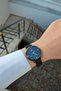 Women's Black Steel Case Mesh Sports Wristwatch - 2