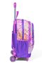 Kids Pink Purple Fashion Girl Patterned Three-Compartment Wheeled School Backpack 23955 - 6