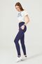 Navy Blue High Waist Double Pocket Recovery Sports Leggings - 8