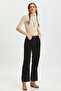 Bohemian Style Corduroy Trousers Black