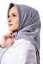 وشاح من حرير المدينة الفاخر بنسبة 100% مستورد باللون الفضي