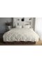 100% COTTON DOUBLE PERSONAL NEVRESIM SET CREAM COLORED - 4