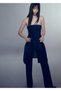 Denim Strapless Jumpsuit - 6