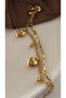 - LV Model Curved Heart Double Chain Steel Bracelet [17+4 CM]