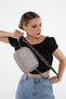 Women's Crossbody Shoulder Bag Mv028 Gray - 2